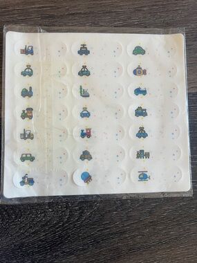 (51) NEW 84pcs Writeable Iron on fabric labels